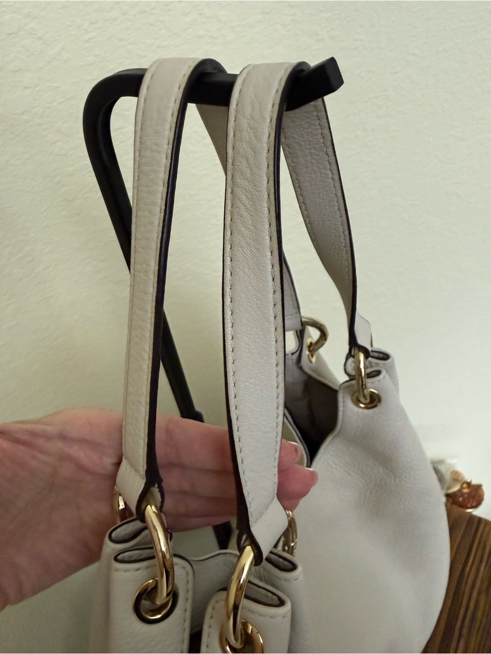 Michael Kors Charm Tassel Leather Hobo Bag - Picture 5 of 10